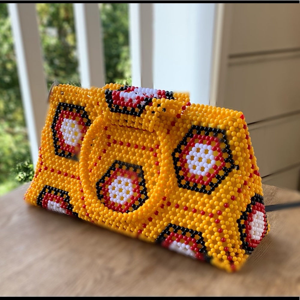 SHEBBAH HANDMADE BEADED HANDBAG